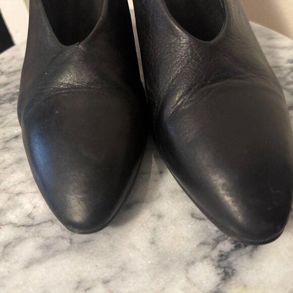 Vagabond Olivia Black Leather Mid Heeled Shoes - Black / US 7 - Picture 8 of 10